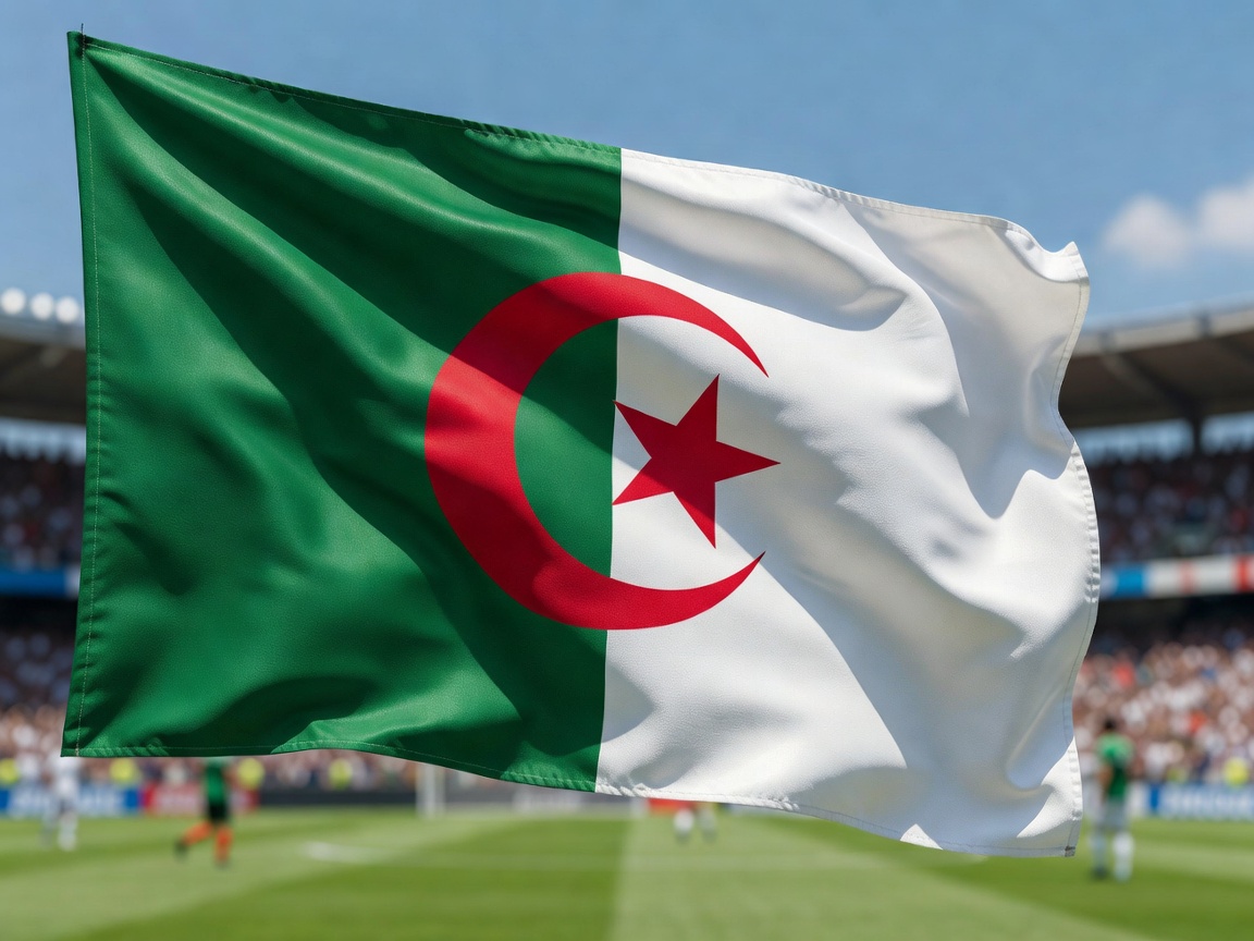 National football team flag of Algeria