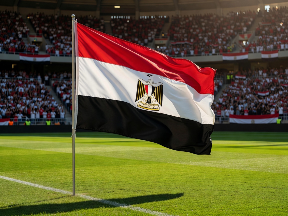 National football team flag of Egypt