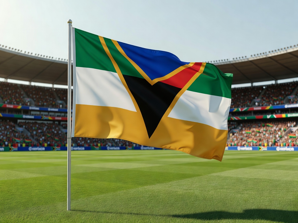 National football team flag of South Africa
