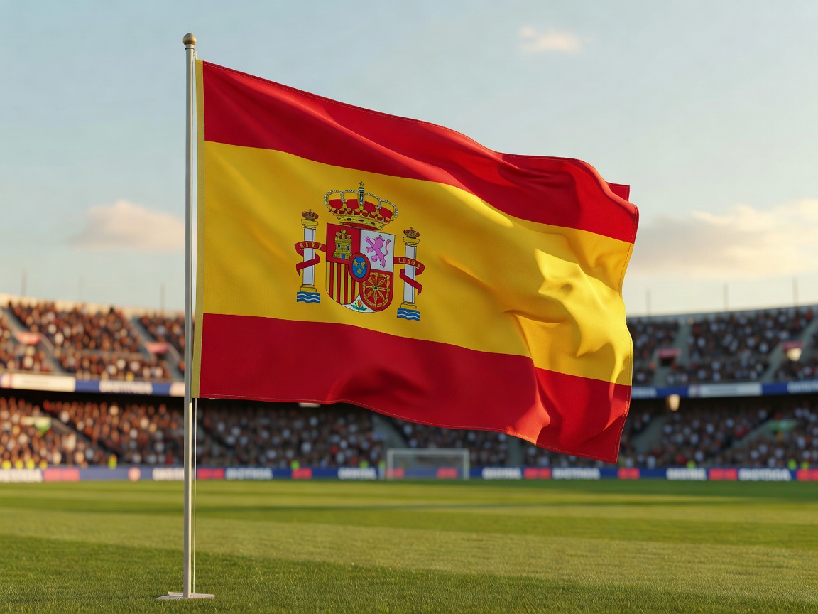 National football team flag of Spain