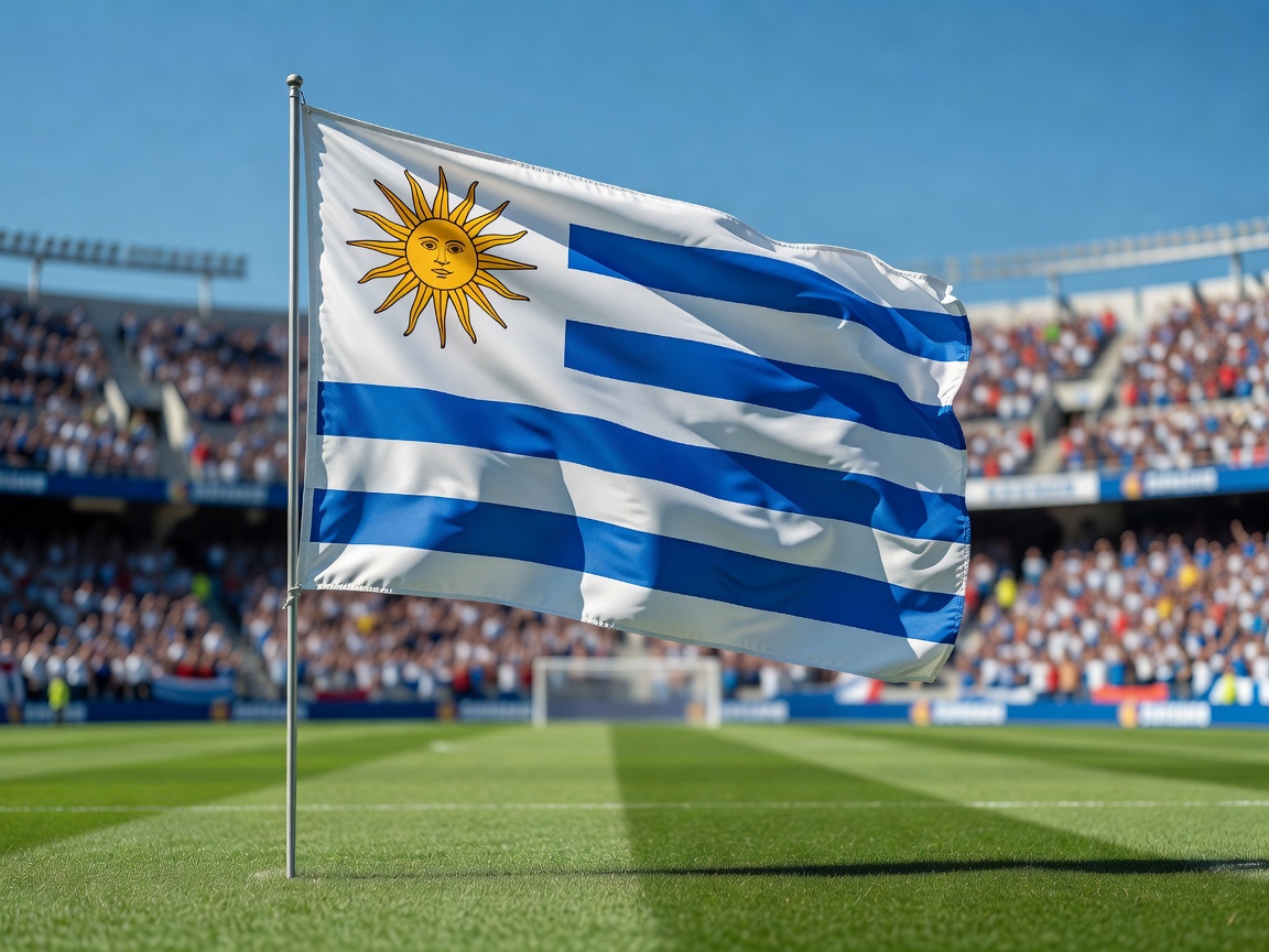 National football team flag of Uruguay